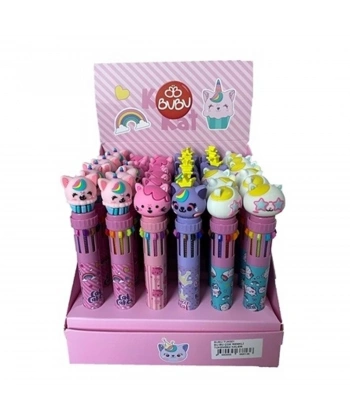 Bubu Çok Renkli Tükenmez Kalem