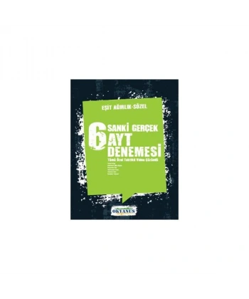 6 AYT Eşit Ağırlık - Sözel Denemesi