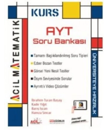 AYT Matematik KURS Soru Bankası Acil Yayınları
