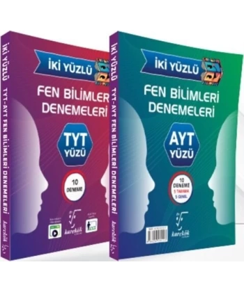İki Yüzlü Tyt Ayt Fen Bilimleri Denemeleri