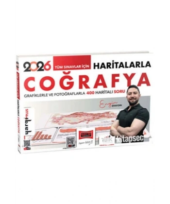 2026 Tüm Sınavlar İçin Haritalarla Coğrafya Grafiklerle ve Fotoğraflarla 400 Haritalı Soru