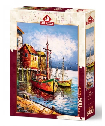 Turuncu Liman 500 Parça Puzzle