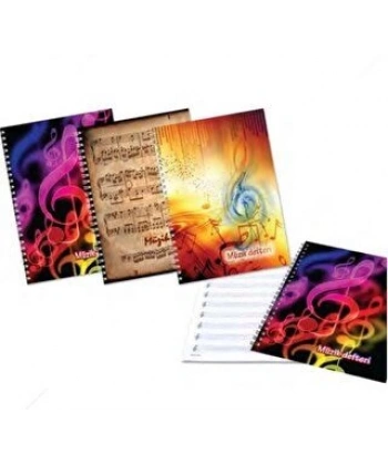 Keskin A4 40 Yp. Spiralli Müzik Defteri