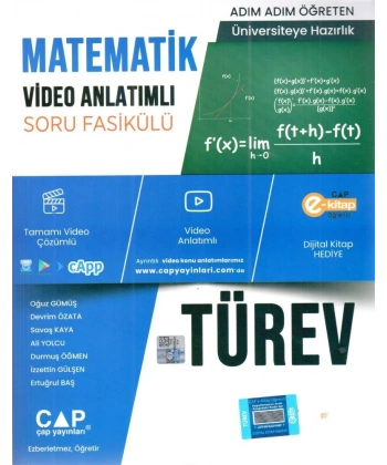 Çap Matematik Türev Konu Anlatımlı Soru Bankası
