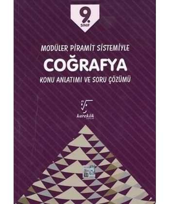 9. Sınıf Modüler Piramit Sistemiyle Coğrafya  Konu Anlatımı ve Soru Çözümü