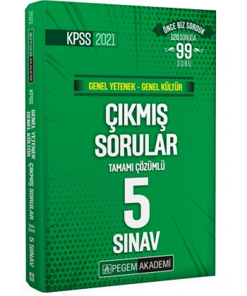 2021 KPSS Lisans Çözümlü Çıkmış Sorular Son 5 Sınav (genel kültür)