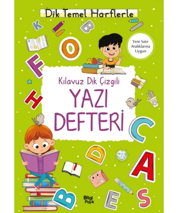 Kılavuz Dik Çizgili Yazı Defteri (Küçük Boy)