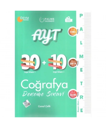 2022 AYT Coğrafya Palmetre 30+10 Deneme Sınavı Video Çözümlü