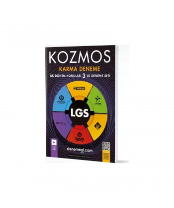 Kozmos LGS Karma İlk Dönem Konuları 3lü Deneme Seti