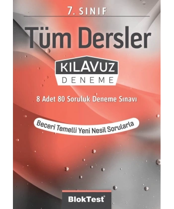 7. Sınıf TÜM DERSLER KILAVUZ DENEME