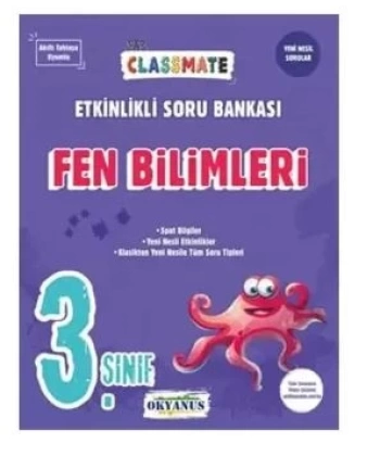 3. Sınıf Classmate Fen Bilimleri Etkinlikli Soru Bankası