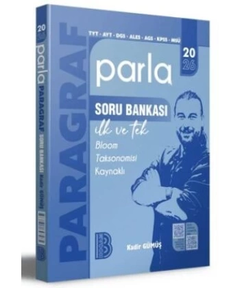 2026 TYT- AYT- DGS- ALES- KPSS- MSÜ Parla Paragraf Soru Bankası