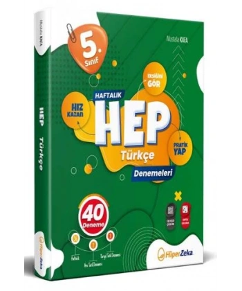 Hiper 5 Hep Türkçe Haftalık Deneme Föyleri