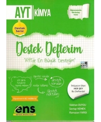 AYT Kimya Destek Defterim
