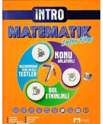 7.Sınıf Matematik İntro Defter Kitap