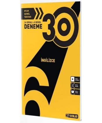 6. Sınıf İngilizce 30lu Deneme