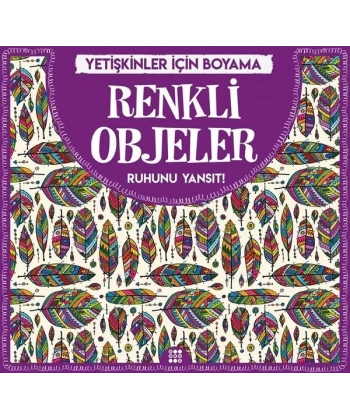 Renkli Objeler - Mandala (Yetişkinler İçin Boyama)