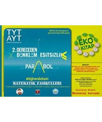 TYT-AYT Matematik Fasikülleri- İkinci Dereceden De