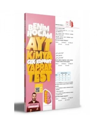 Ayt Kimya Çek Kopart Yaprak Test -2023