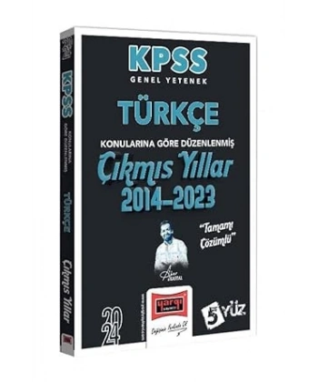 Yargı Kpss Gy Türkçe 5Yüz Kon.Göre Çıkmış Sorular-2024