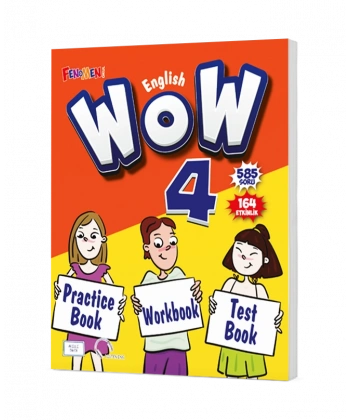 Wow 4 Practice Book+ Workbook + Test Book