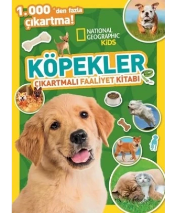 National Geographic Kids Köpekler Çıkartmalı Faaliyet Kitabı