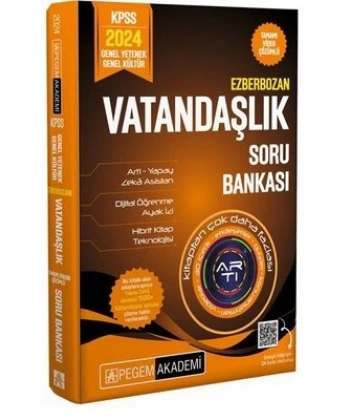 2024 Ezberbozan KPSS Genel Yetenek Genel Kültür Vatandaşlık Soru Bankası