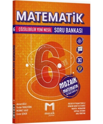 6. Sınıf Matematik Soru Bankası Mozaik Yayınları