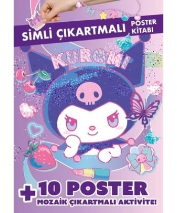 Kuromi Simli Çıkartmalı Poster Kitabı