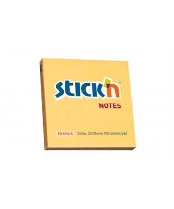 Gıpta Pastel Yapışkanlı Not Kağıdı 76x76 100 Yp Turuncu