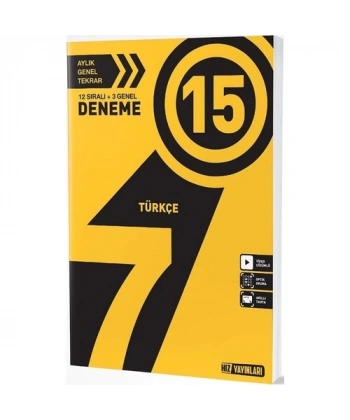 7. Sınıf Türkçe 15 Deneme