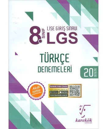 8.Sınıf LGS Türkçe 20 Deneme