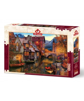 Kanal Boyu Evleri 2000 Parça Puzzle