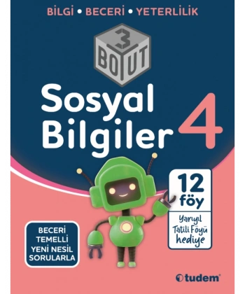4. Sınıf Sosyal Bilgiler 3 Boyut 12 Föy Tudem Yayınları