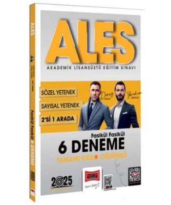 Ales Sayısal-Sözel 2 Si Bir Arada 6 Deneme -2025