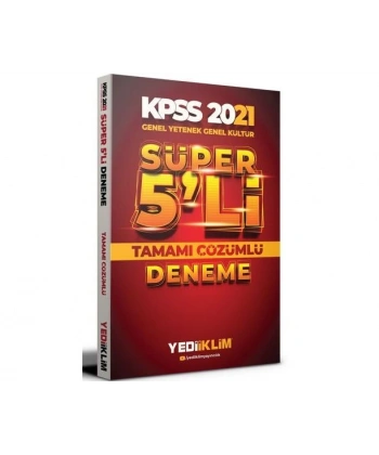 2021 KPSS Lisans Tamamı Çözümlü Süper 5li Deneme