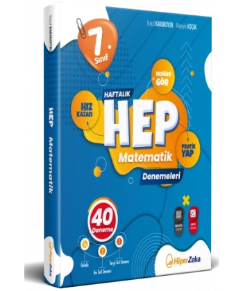 Hiper 7 Hep Matematik Haftalık Deneme Föyleri