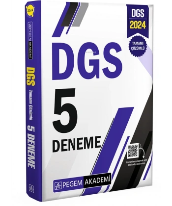 2024 DGS Tamamı Çözümlü 5 Deneme