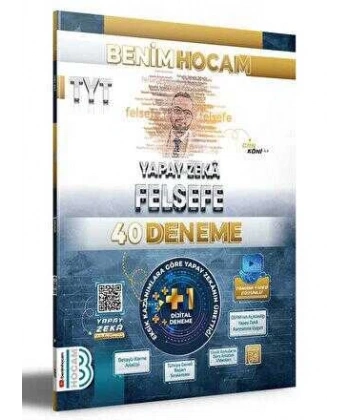 Benim Hocam Yayınları Tyt Yapay Zeka Felsefe 40 Deneme