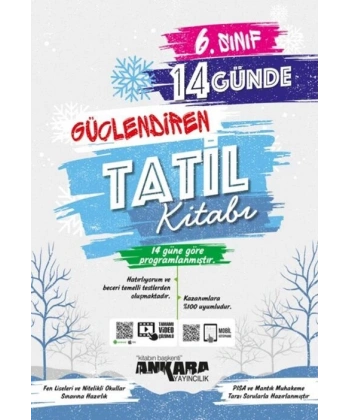6. Sınıf 14 Günde Güçlendiren Tatil Kitabı