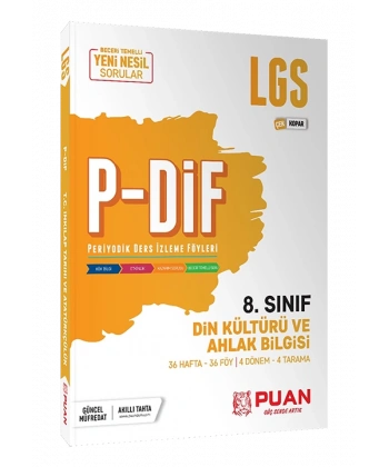 8. Sınıf LGS Din Kültürü ve Ahlak Bilgisi PDİF Konu Anlatım Föyleri