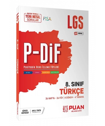 8. Sınıf LGS Türkçe PDİF Konu Anlatım Föyleri