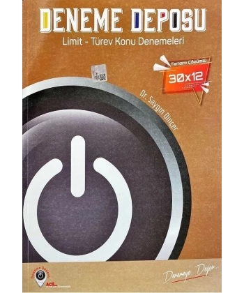 Deneme Deposu Limit Türev Konu Denemeleri