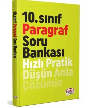 10.Sınıf Paragraf Soru Bankası Hızlı Pratik