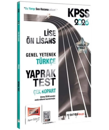 2026 KPSS Lise Ön Lisans Genel Yetenek Türkçe Çek Kopart Yaprak Test