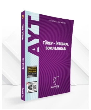 AYT Türev İntegral Soru Bankası Karekök Yayınları