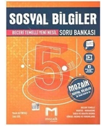 5.Sınıf Mozaik Soru Bankası Sosyal Bilgiler - 2024