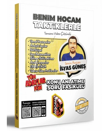 Tüm Adaylar İçin Taktiklerle Temel Kavramlar ve Sayılar Konu Anlatımlı Soru Fasikülü