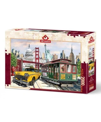 Kolaj Amerika 2000 Parça Puzzle