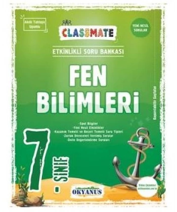 7. Sınıf Classmate Fen Bilimleri Soru Bankası